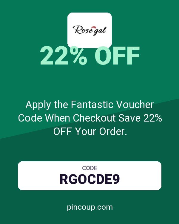 Rosegal coupon: Apply the Fantastic Voucher Code When Checkout Save 22% OFF Your Order.