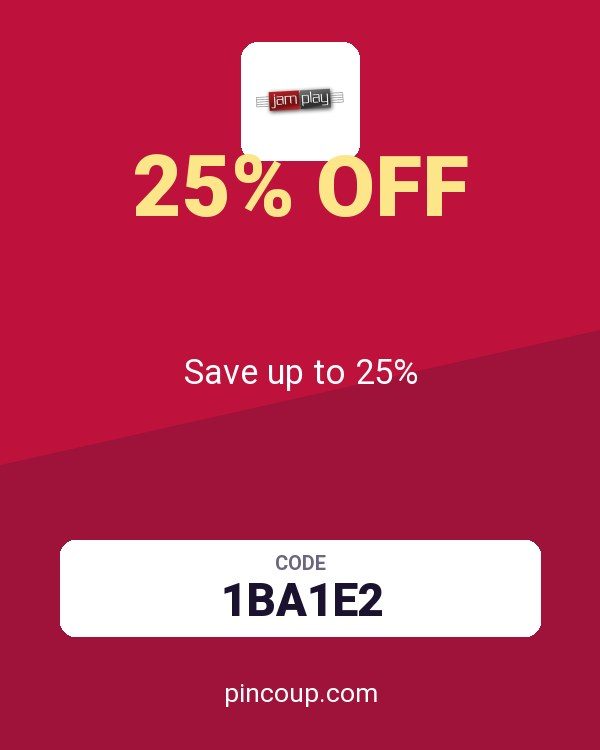 JamPlay coupon: Save up to 25%