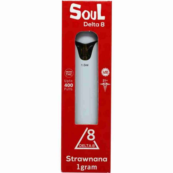 Soul Strawnana 1g Delta 8 Disposable at D8 Super Store
