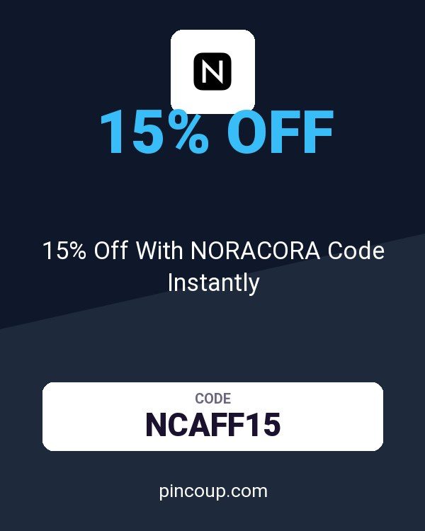 15% Off With NORACORA Code Instantly