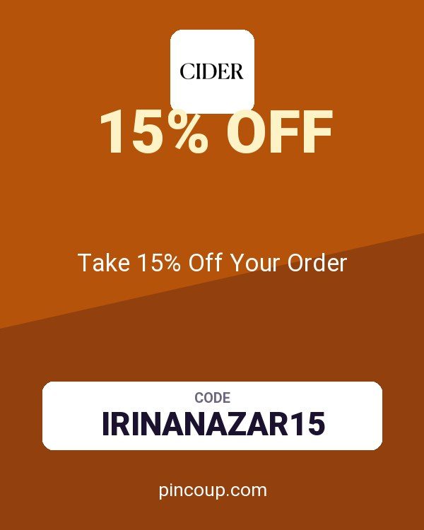 Cider coupon: Take 15% Off Your Order