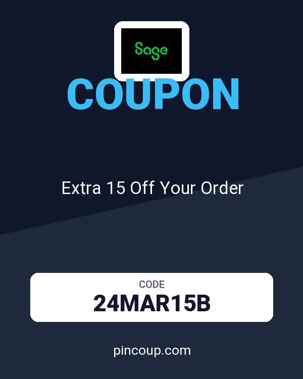 Sage coupon: Extra 15 Off Your Order