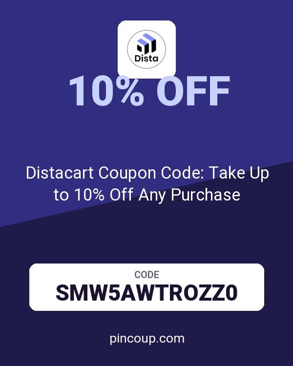 Distacart Coupon Code: Take Up to 10% Off Any Purchase