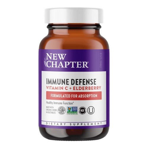 New Chapter, Immune Defense Vitamin C Plus Elderberry, 90 Count at Herbspro