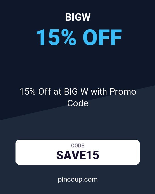 15% Off at BIG W with Promo Code