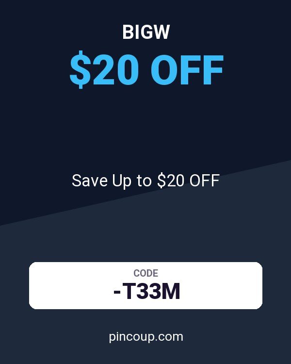 Bigw coupon: Save Up to $20 OFF