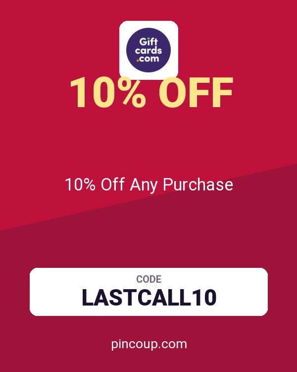 GiftCards.com coupon: 10% Off Any Purchase