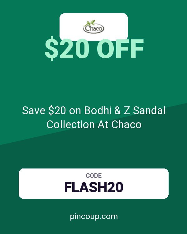 Chacos coupon: Save $20 on Bodhi & Z Sandal Collection At Chaco
