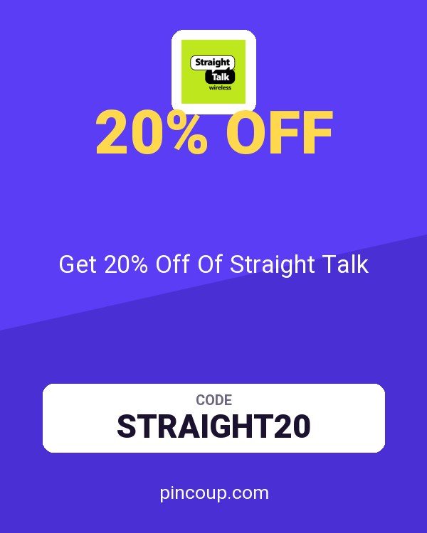 Get 20% Off Of Straight Talk