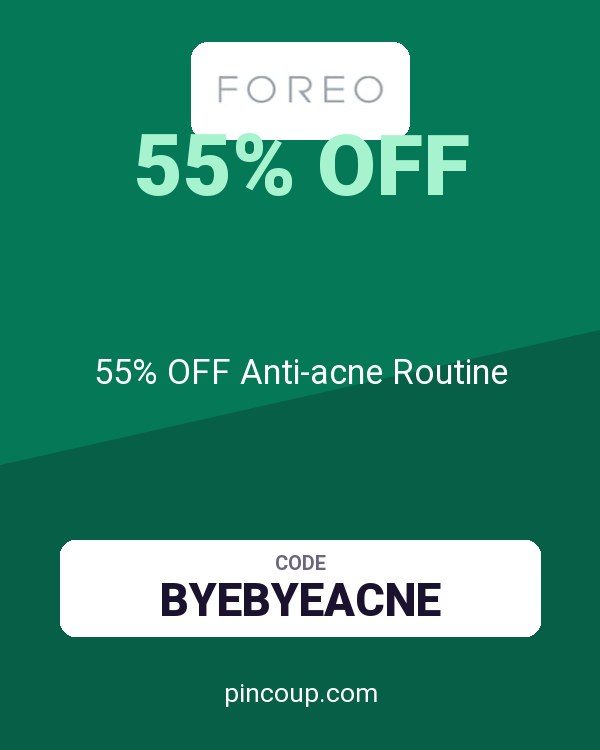 FOREO coupon: 55% OFF Anti-acne Routine