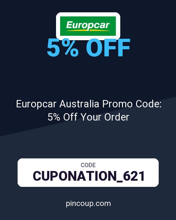 Europcar_AU NZ coupon: Europcar Australia Promo Code: 5% Off Your Order