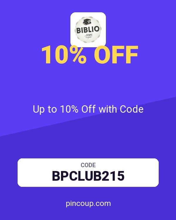 Biblio, Inc. coupon: Up to 10% Off with Code