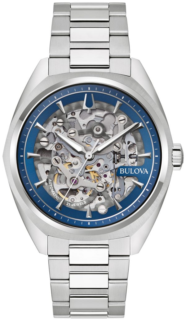 Bulova Surveyor Stainless Steel Bracelet Classic Dress Classic Men's Watch - 96A292 Gifts for Him