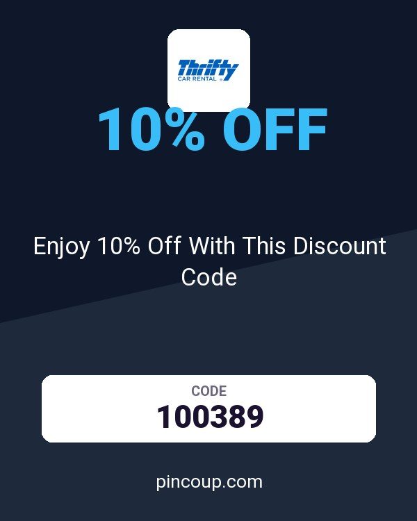 Thrifty Rent-A-Car System, Inc. coupon: Enjoy 10% Off With This Discount Code