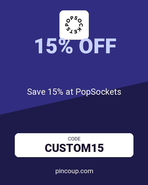 Save 15% at PopSockets