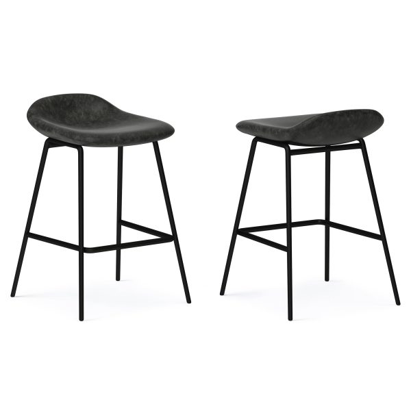 Dafney Counter Height Stool (Set of 2) at simpli-home