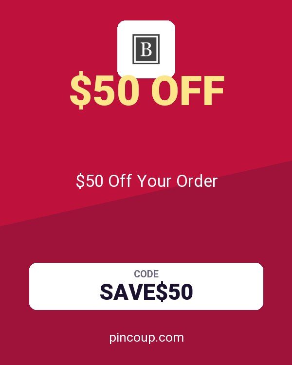 Bartesian coupon: $50 Off Your Order