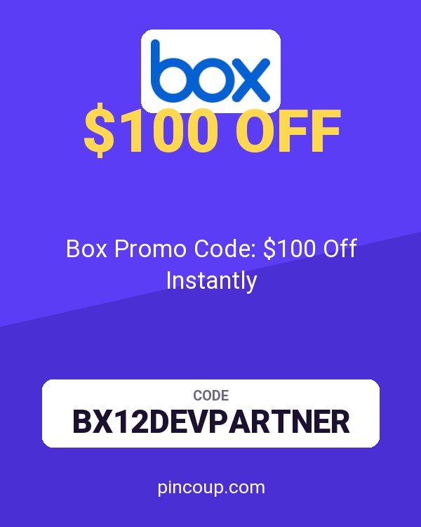 Box Promo Code: $100 Off Instantly