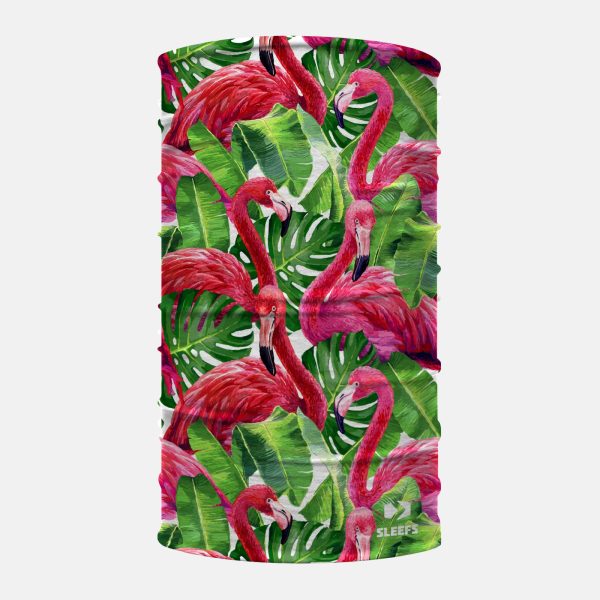 Flamingos Neck Gaiter at SLEEFS