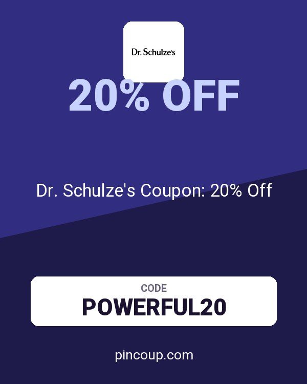 Dr. Schulze's Coupon: 20% Off