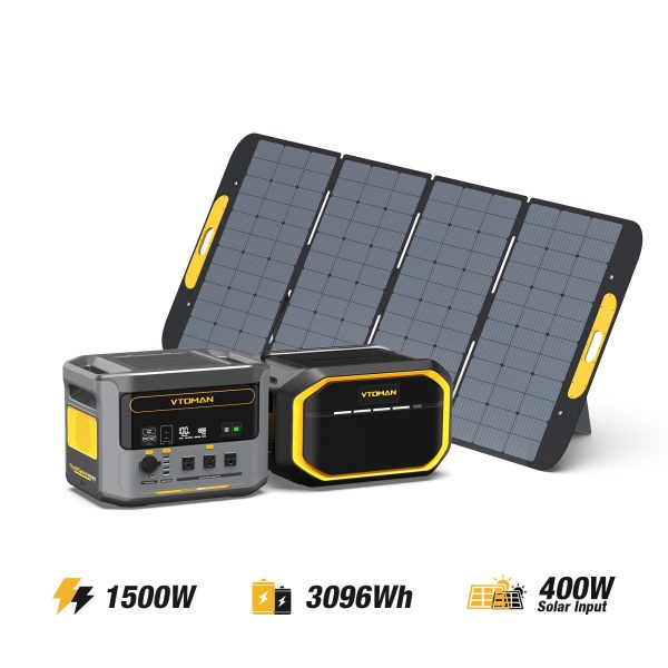 VTOMAN FlashSpeed 1500/3096Wh V-BEYOND™ with 400W Solar Panel at VTOMAN US/CA