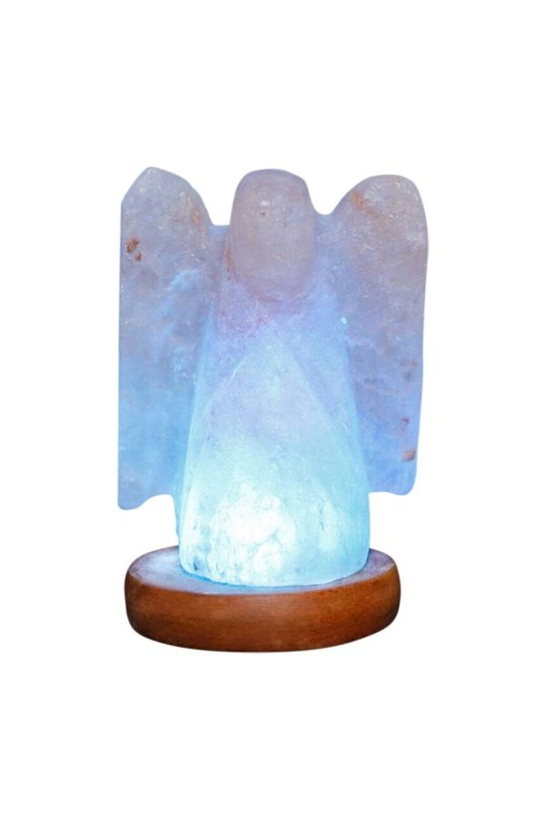 Himalayan Rock Salt Mini Angel Lamp at Equestrian Collections