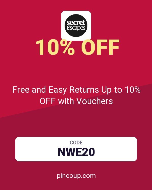 Secret Escapes coupon: Free and Easy Returns Up to 10% OFF with Vouchers
