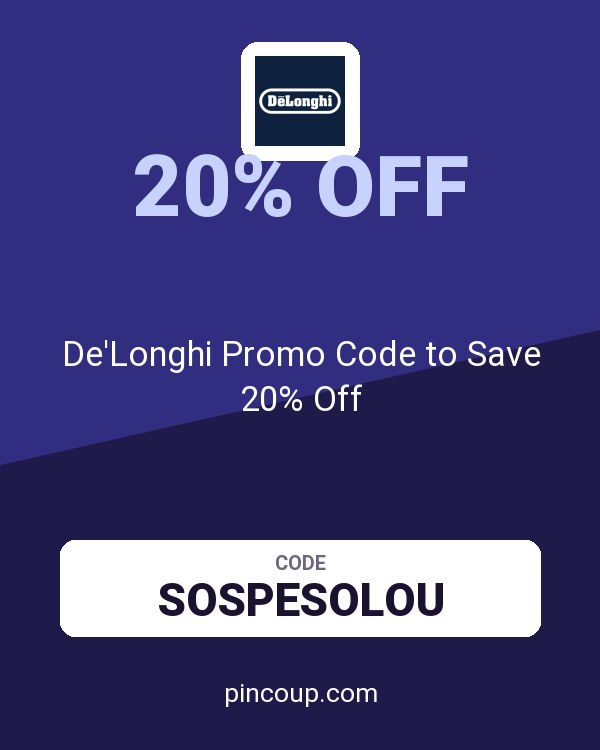 De'Longhi Promo Code to Save 20% Off