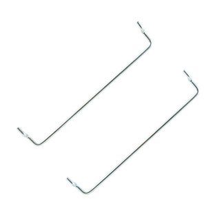 Elfa Classic® Small Shelf Connectors Galvanized Set of 2 at The Container Store