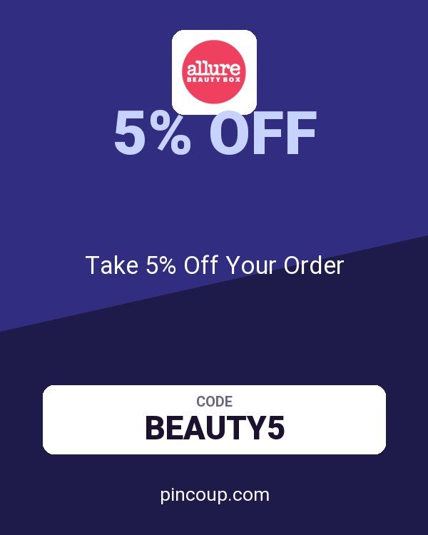 Allure Beauty Box coupon: Take 5% Off Your Order