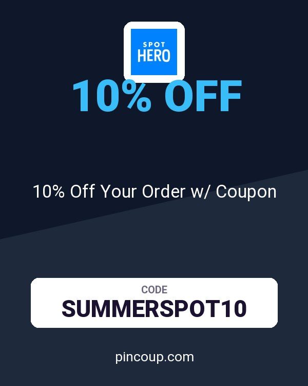 SpotHero: 10% Off Your Order w/ Coupon