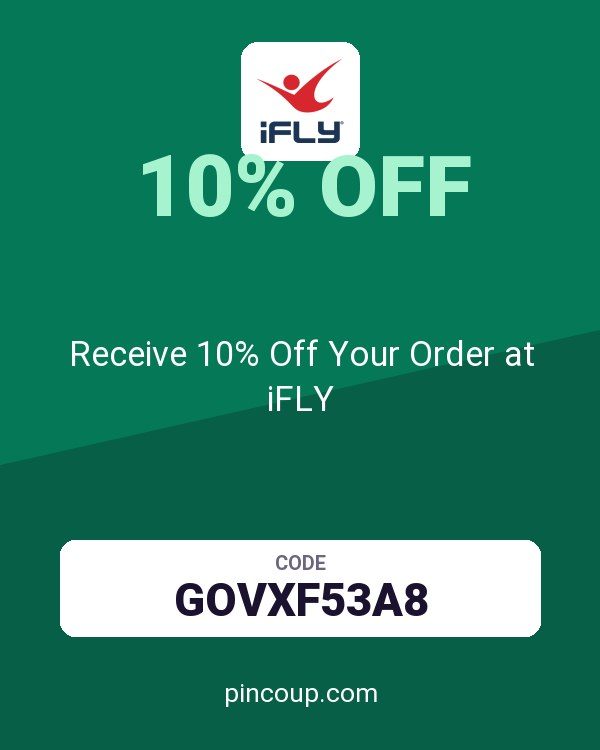 iFLY Indoor Skydiving coupon: Receive 10% Off Your Order at iFLY