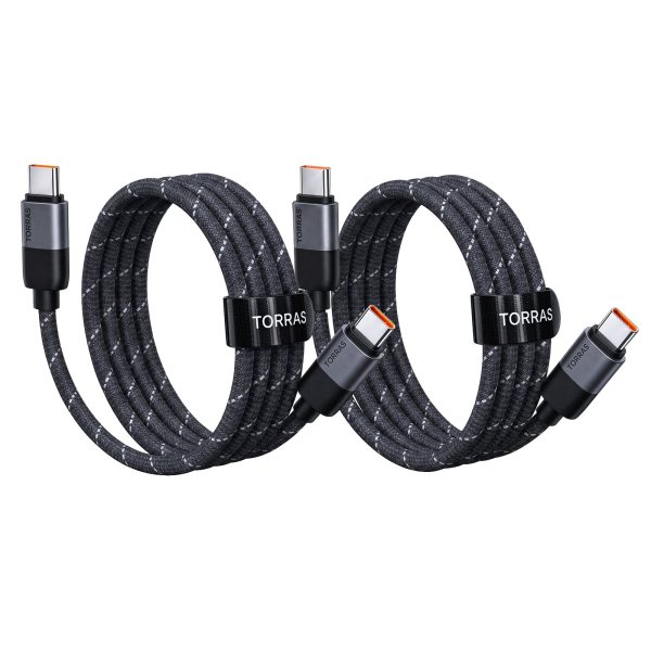 NeoCable 60W Fast Charging Cable 2-Pack (2m / 6.56ft) at TORRAS