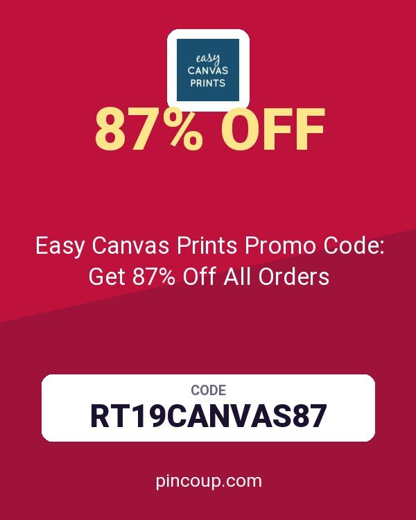 Easy Canvas Prints Promo Code: Get 87% Off All Orders