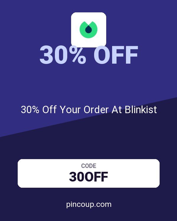 30% Off Your Order At Blinkist