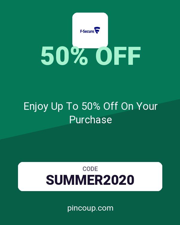 F-Secure | Internet Security & VPN coupon: Enjoy Up To 50% Off On Your Purchase