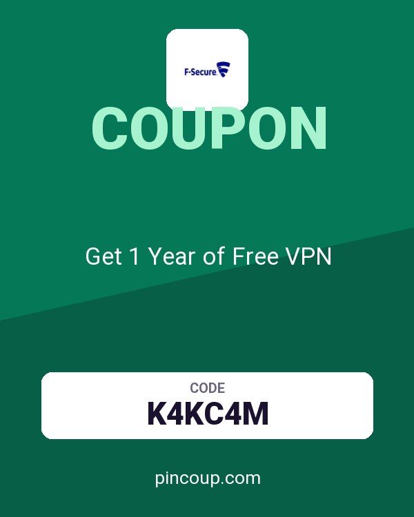 F-Secure | Internet Security & VPN coupon: Get 1 Year of Free VPN