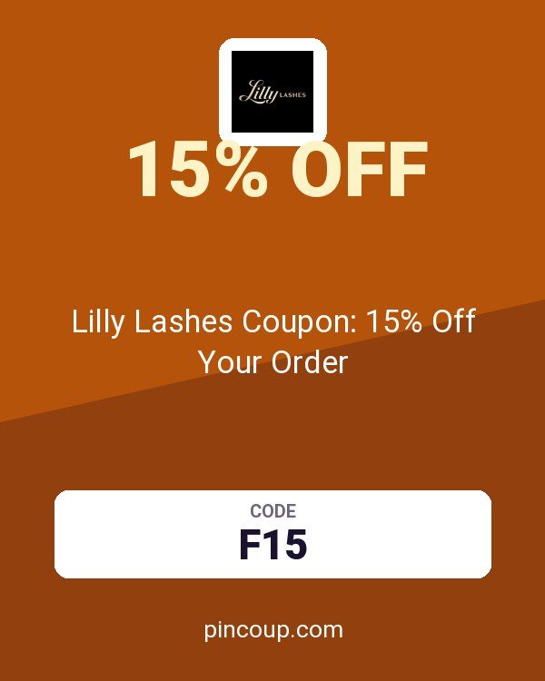Lilly Lashes Coupon: 15% Off Your Order