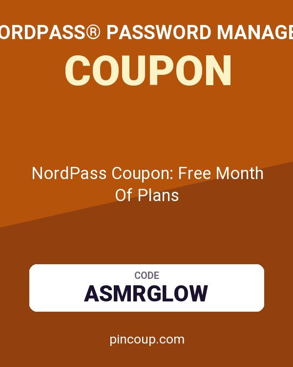 NordPass® Password Manager: NordPass Coupon: Free Month Of Plans