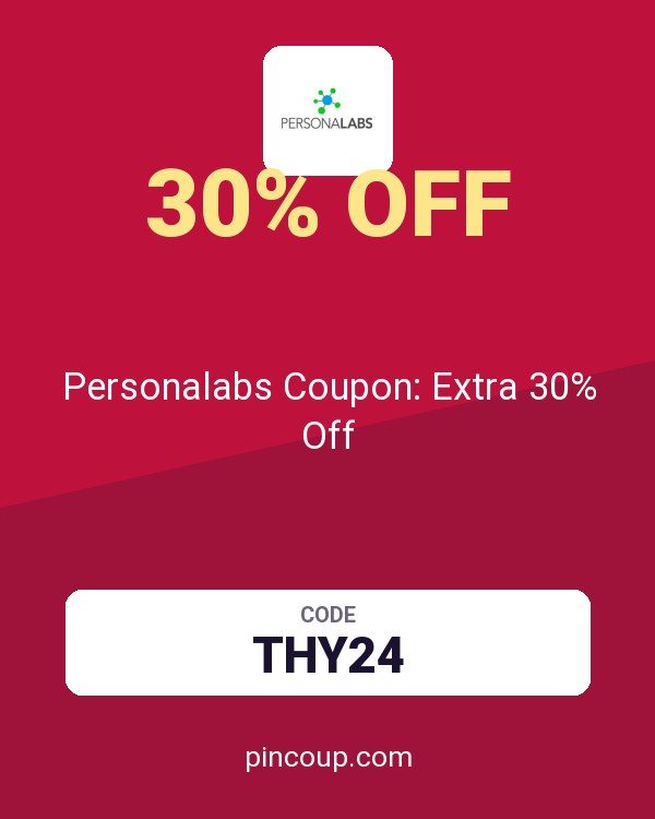 Personalabs Coupon: Extra 30% Off