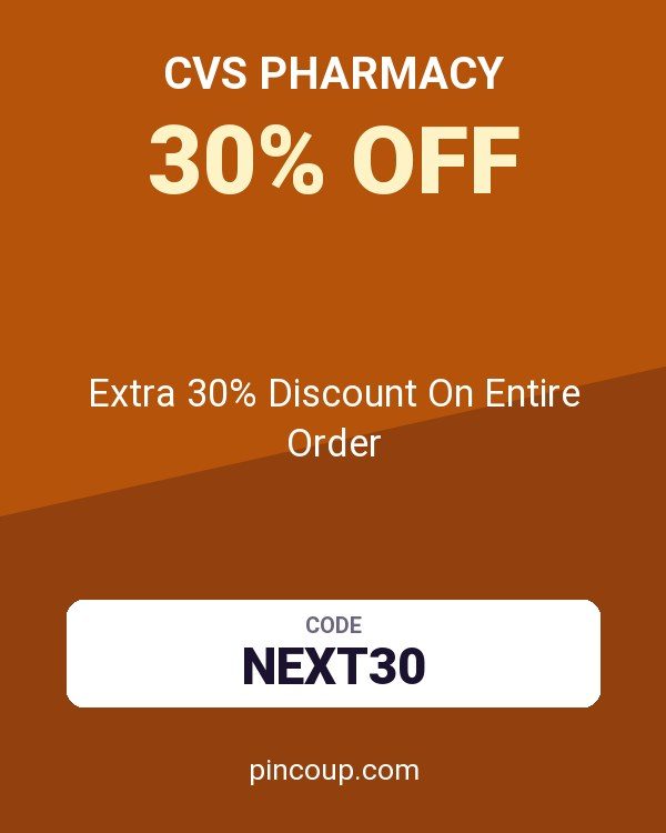 CVS Pharmacy coupon: Extra 30% Discount On Entire Order