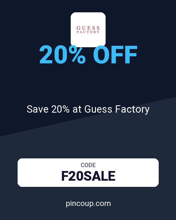 Save 20% at Guess Factory