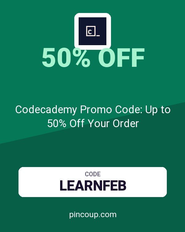 Codecademy Promo Code: Up to 50% Off Your Order