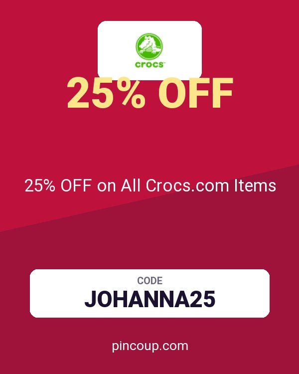 25% OFF on All Crocs.com Items