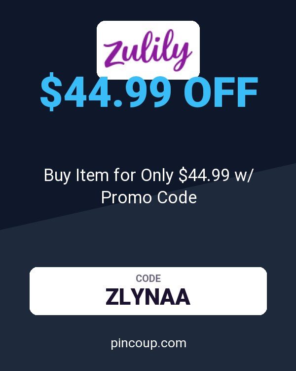 Zulily coupon: Buy Item for Only $44.99 w/ Promo Code