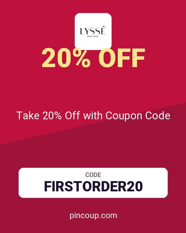 Lysse: Take 20% Off with Coupon Code