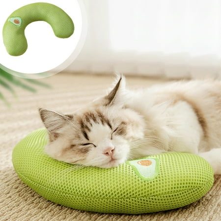 Clearance Under $5!Yyuenw Calming Pillow for Small Dogs & Cats Cute Embroidered Breathable Pet U-Shaped Pillow Dog Sleeping Pillow Pet Calming Toy for Joint Relief Sleeping Improve at Walmart.com