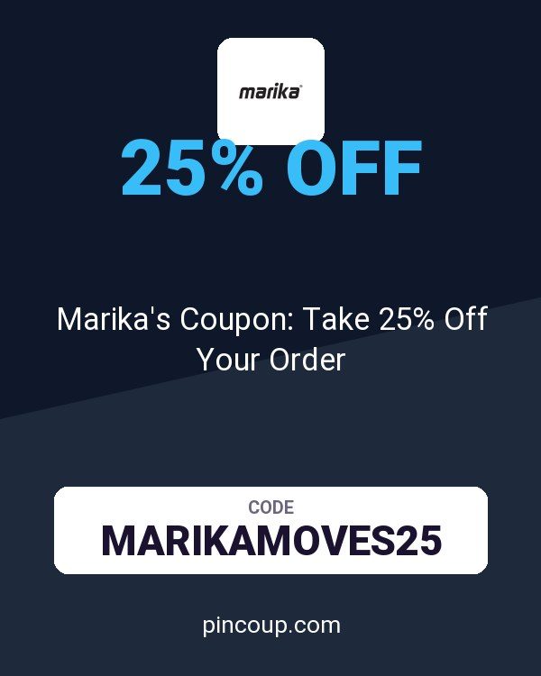 Marika's Coupon: Take 25% Off Your Order