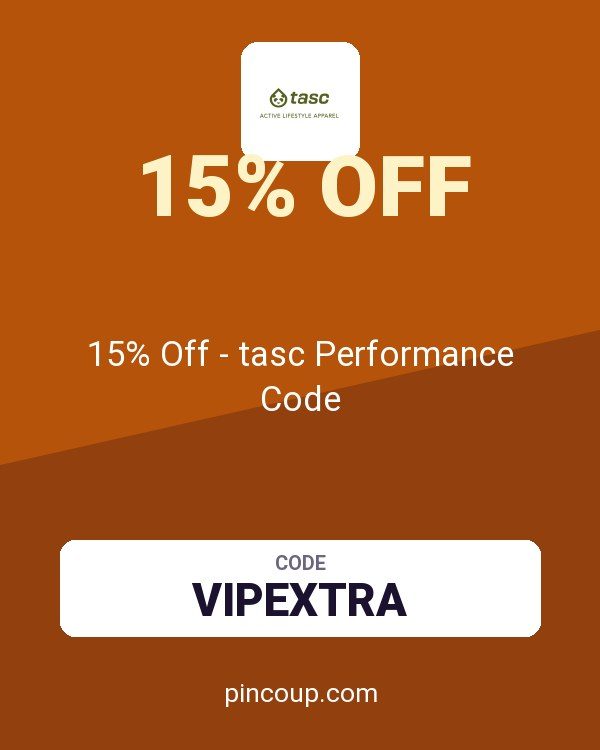 15% Off - tasc Performance Code