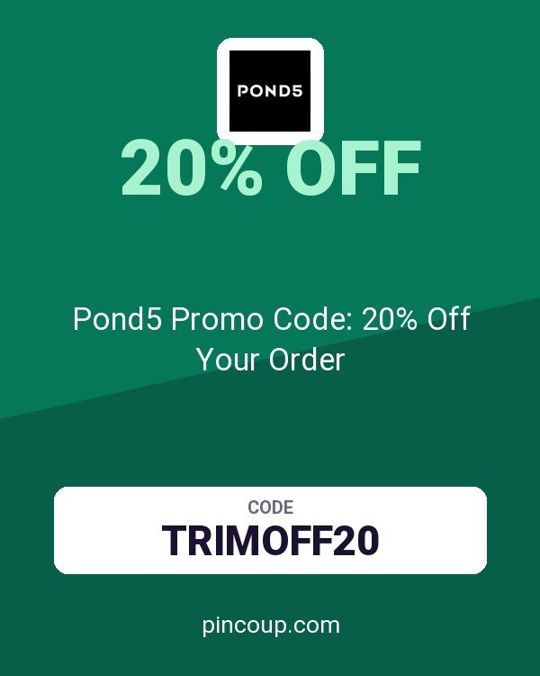 Pond5 Promo Code: 20% Off Your Order